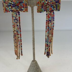 Multicolor Crystal Dangle Earrings